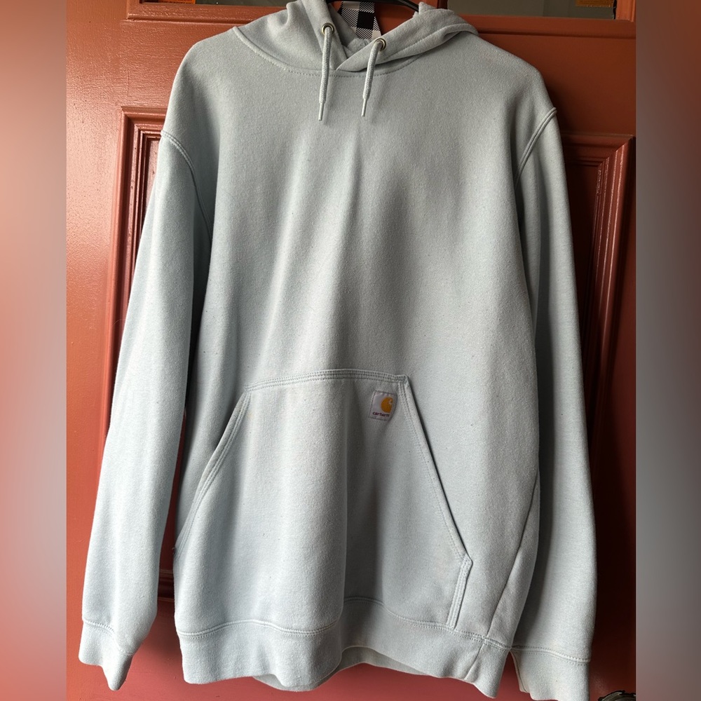 Light blue Carhartt hoodie